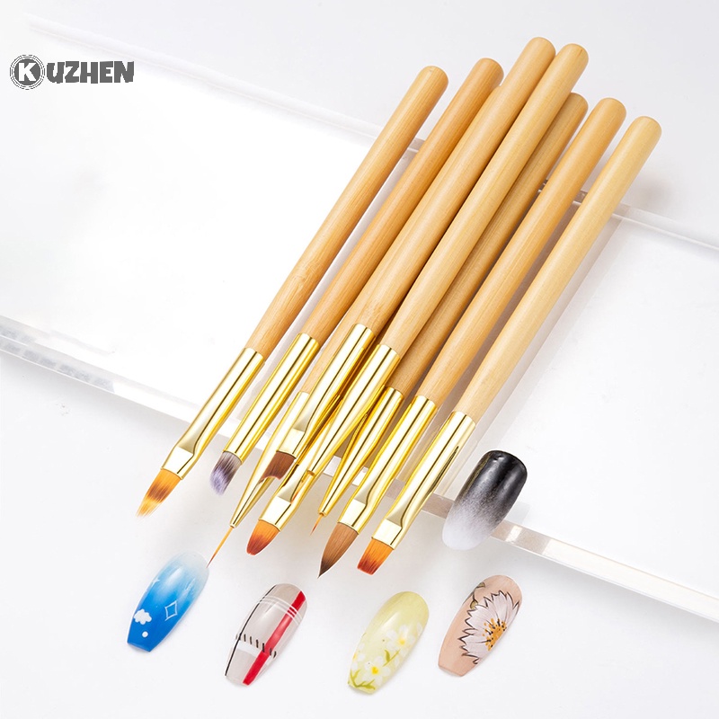 Cọ Sơn Móng Tay Bằng gel uv Họa Tiết Kẻ Sọc diy