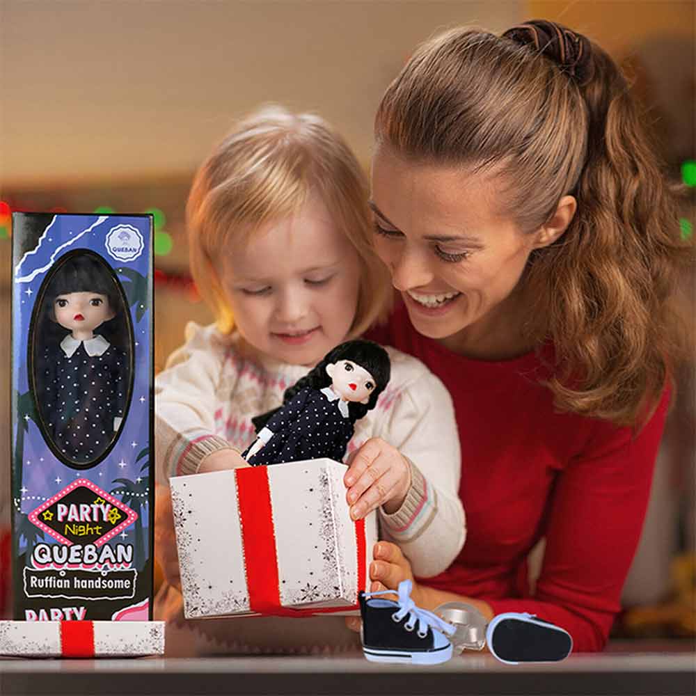 Wednesday Addams Doll Cartoon Anime Action Figures Model Toy Addams Family Princess Dolls Girls Birthday Gifts