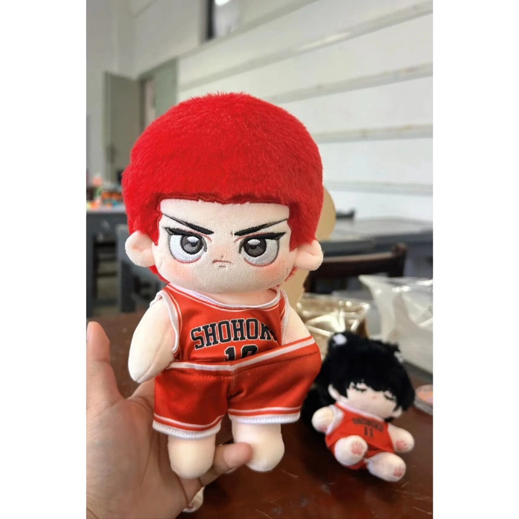 🌟🌠SLAM DUNK🌟🌠20 cm gấu bông SLAM DUNK nhân vật hoạt hình búp bê sang trọng nhồi bông SLAM DUNKSakuragi Hanamichi Rukawa Kaede nhân vật bông búp bê sang trọng