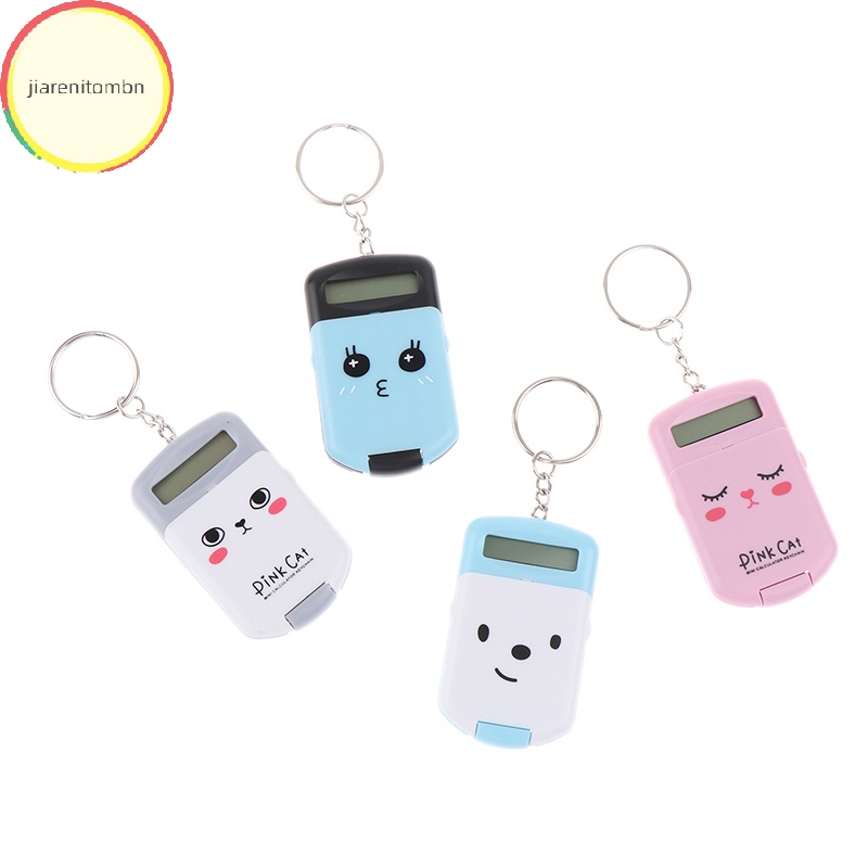 Jiarenitombn kawaii Máy Tính mini Dễ Thương Có Nắp Và Móc Khóa Sáng Tạo Kích Thước Bỏ Túi Dùng Trong Trường Tiểu Học / Văn Phòng vn