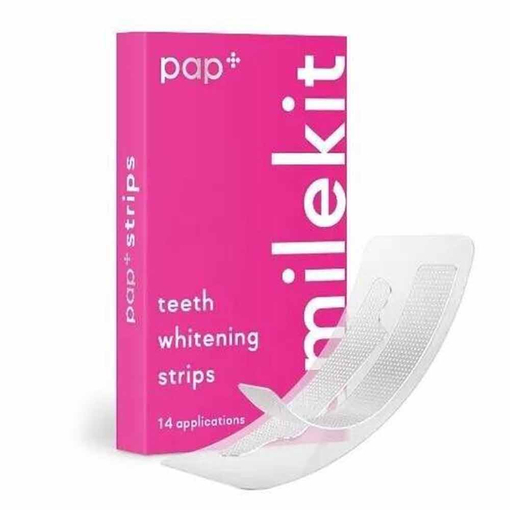 Smile Kit PAP+Whitening Toothpaste Smile Set Teeth Whitening Strips, 7 pairs
