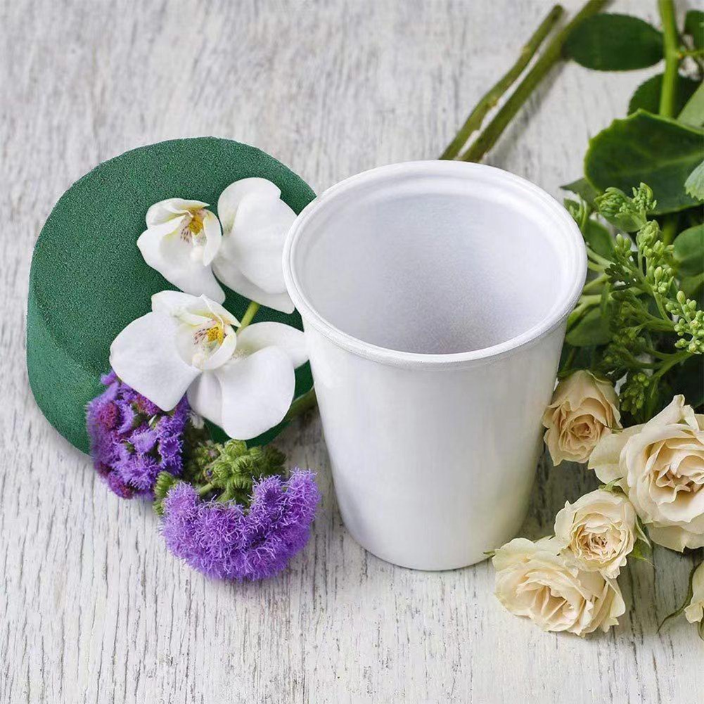 Gạch Xốp Hình Trụ Dùng Trưng Bày Hoa Thủ Công Cao Cấp Tươi Mới