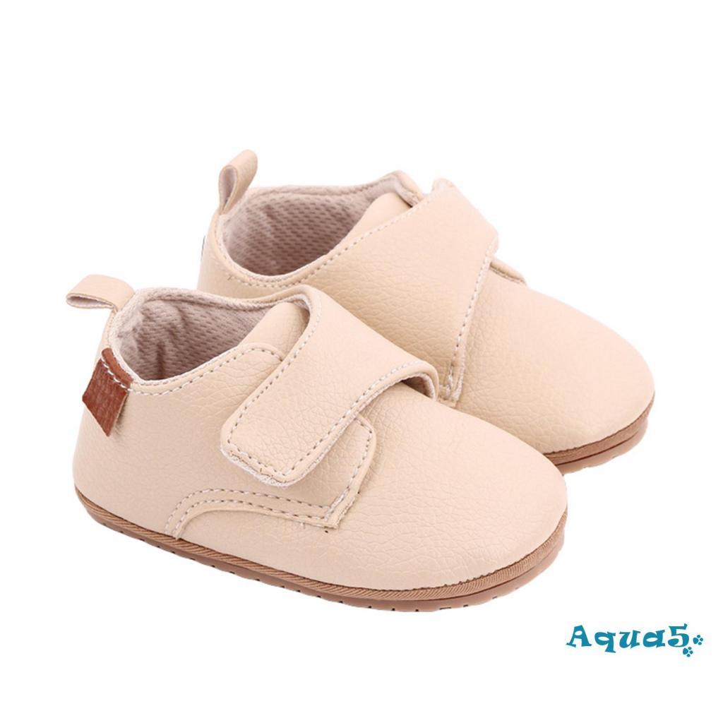 Aqua-giày Da pu Đế Mềm Cho Bé Tập Đi