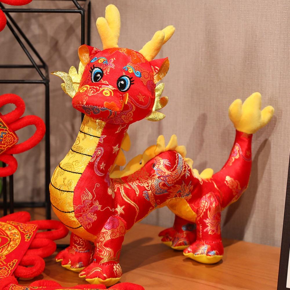 Rồng Nhồi Bông Mềm Mại Phong Cách Trung Hoa