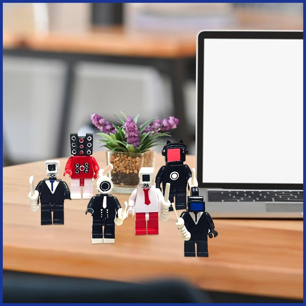 Skibidi Bộ Đồ Chơi Lắp Ráp Mô Hình toilet man man Độc Đáo