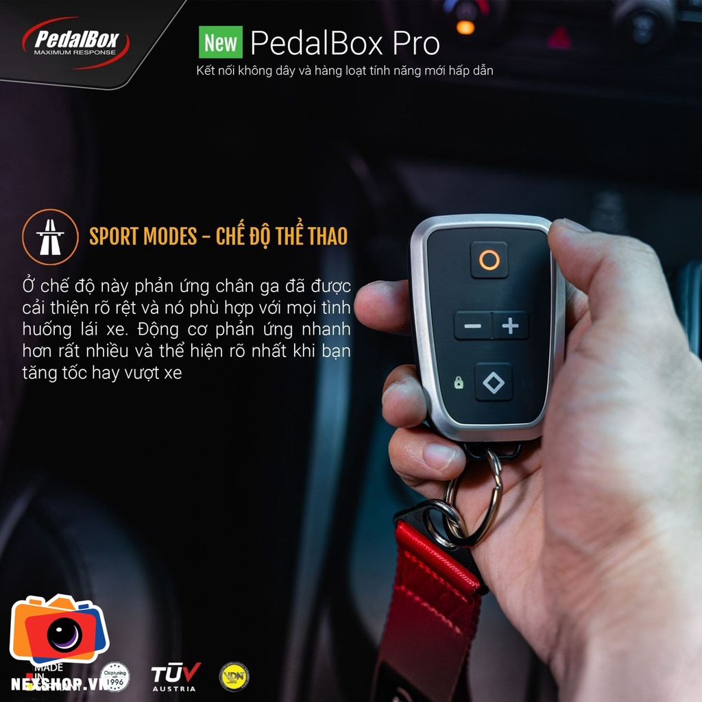 CHIP CHÂN GA THẾ HỆ MỚI - PEDALBOX PRO cho các dòng xe Ford