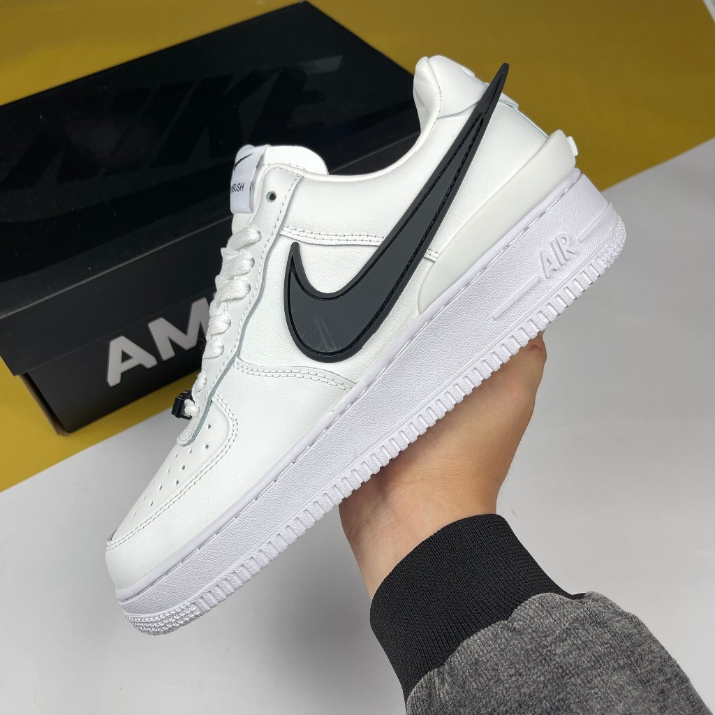 Giày AF1 Low SP Ambush Phantom, AF1 Ambush Trắng Móc Đen -  Than.Shoes