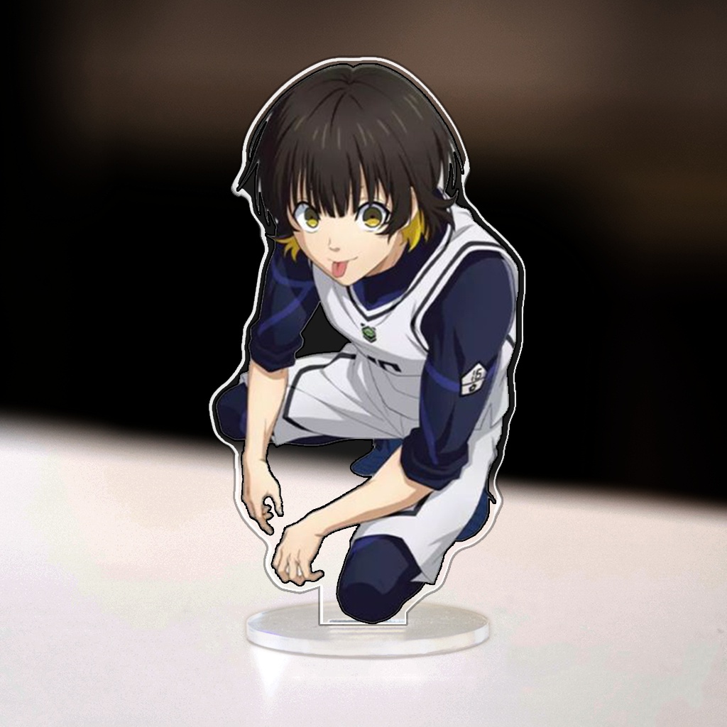 Mô hình Standee Mica Arcrylic nhân vật Blue Lock Anime Manga Nhật Bản trang trí bàn làm việc góc học tập 15cm
