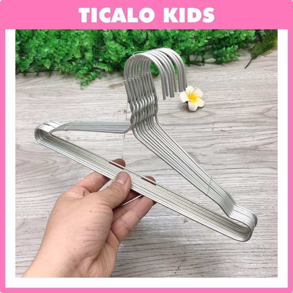 Set 10 chiếc móc nhôm dành cho bé