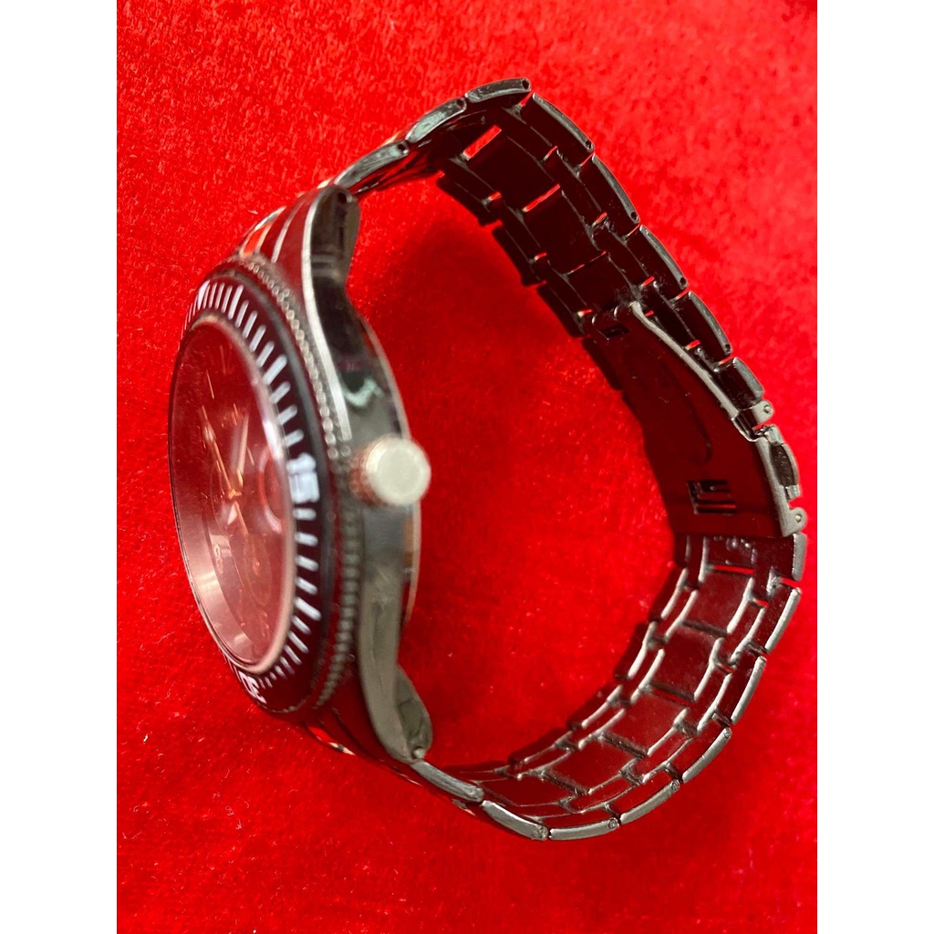 Đồng hồ nam Chance size mặt 44mm, 3 cộc số con thời trang, dây thép