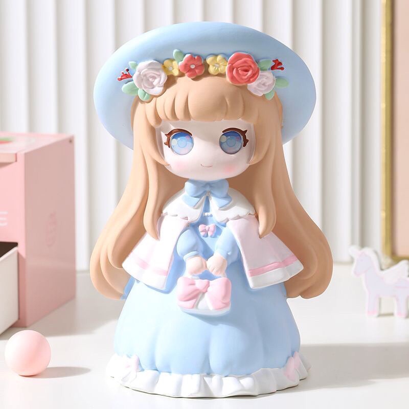 Tượng Tô Màu công chúa thạch cao size lớn 18-23cm