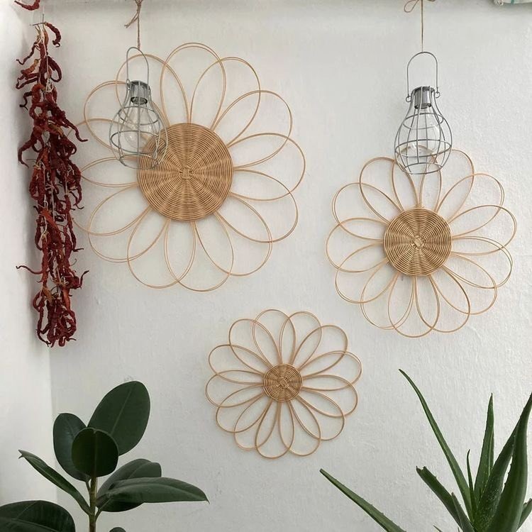 Hoa Mây Trang Trí Treo Tường Decor Chụp Ảnh