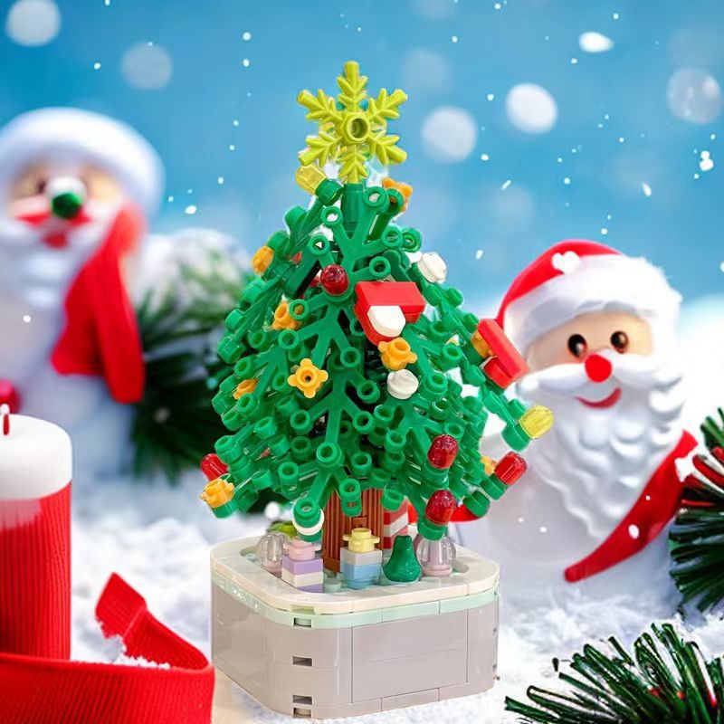 Bộ Đồ Chơi Lắp Ráp Mô Hình Chậu Hoa Hồng Cho Bé Và Người Lớn