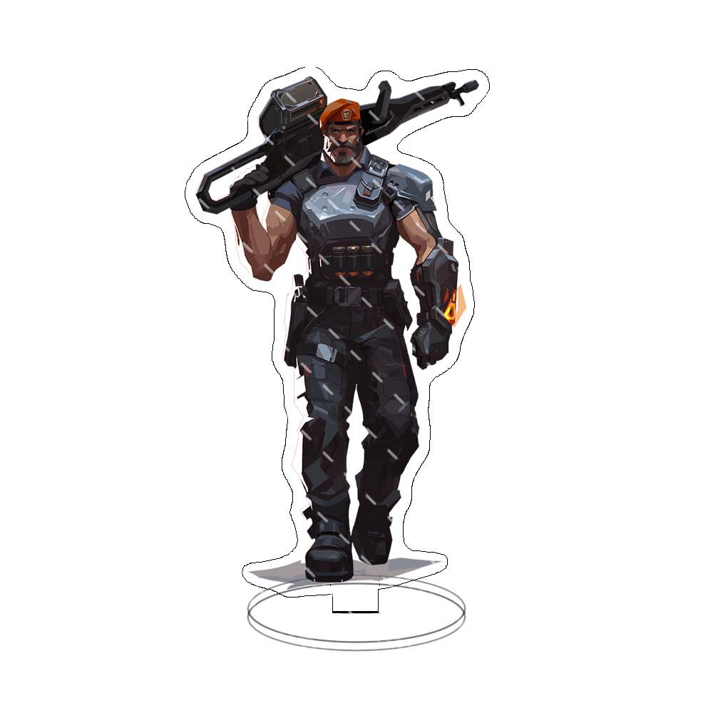 Mô hình Standee Game Figure Valorant Sage Killjoy Jett Sova Cypher Raze Cosplay Acrylic Phụ kiện trang trí decor để bàn