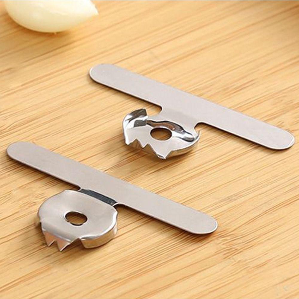 Set 2 Dụng Cụ Gọt Vỏ Gừng Bằng Thép Không Gỉ Chống Rỉ Có Thể Điều Chỉnh