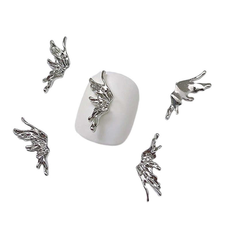 ✿ Set 10 Phụ Kiện Trang Trí Móng Tay 3d Hình Bướm Xinh Xắn charms