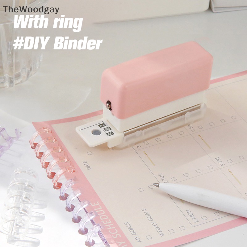 Dụng Cụ Đục Lỗ Giấy 6 Lỗ Khổ a4 b5 diy Tiện Dụng