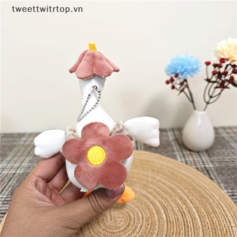 Trtop Móc Khóa Hình Con Ngỗng Nhồi Bông Đáng Yêu