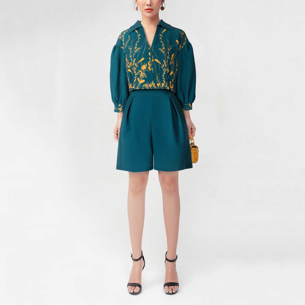 Sét Katosa Croptop Áo Hoa,