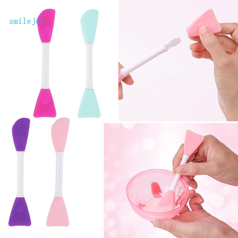 Cọ silicone Hai Đầu Dùng Để Rửa Mặt Làm Đẹp Tiện Dụng