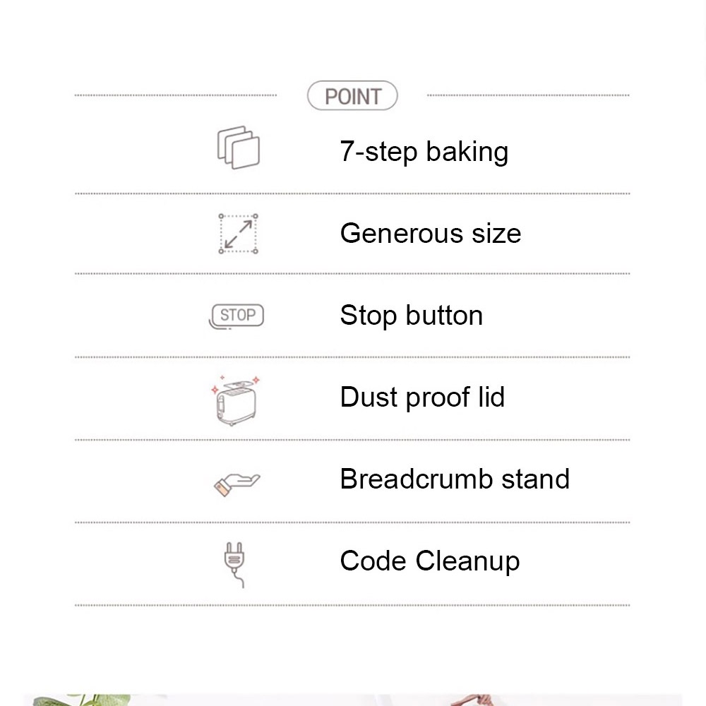 Bomann Komams KL0551-G 2 Burner Toaster 2 Slice Bread Sandwich Maker Korea