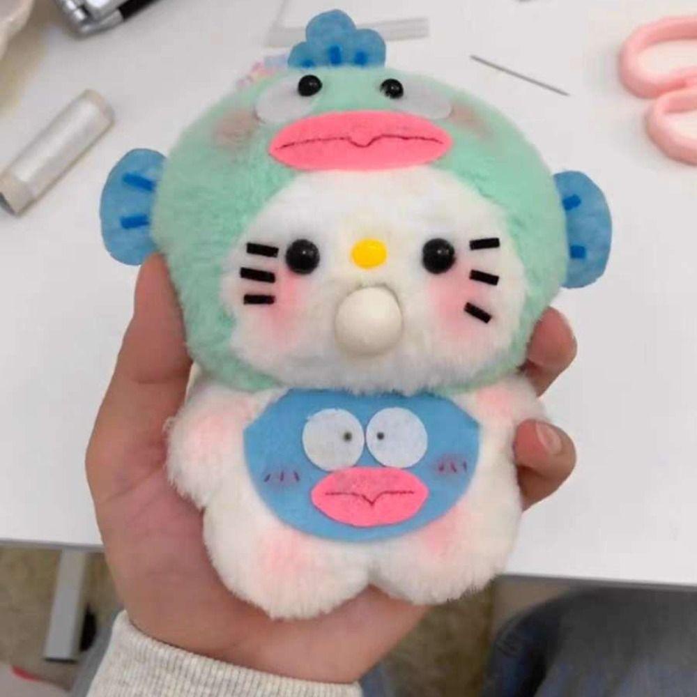 Bliss Móc Khóa Mèo Nhồi Bông Bóp Bóp Tay Bằng cotton Làm Thủ Công Đáng Yêu Trang Trí Nhà Cửa