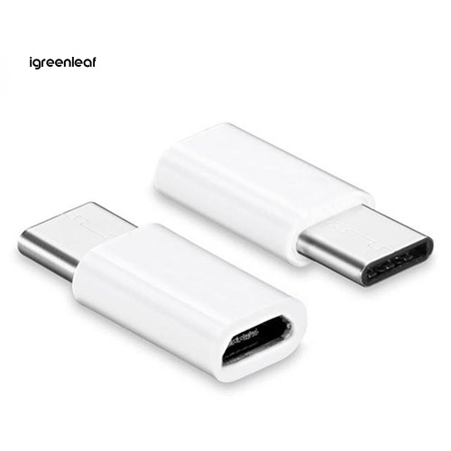 Set 2 Đầu Chuyển Đổi Cổng micro usb Sang type-c Cho Điện Thoại nokia meizu google