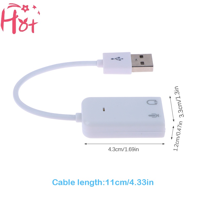 Jr Đầu Chuyển Đổi usb 2.0 Sang jack Âm Thanh 3d 7.1 Kênh 5hv2 Chuyên Dụng Cho laptop vn