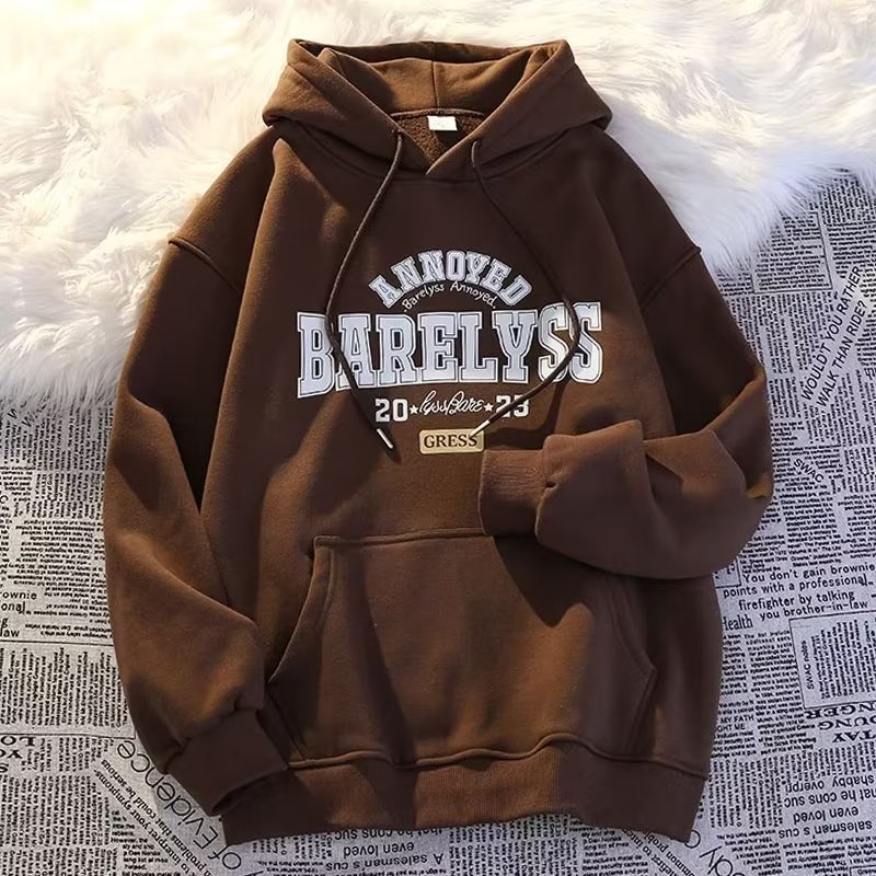 Áo hoodie Lông Cừu Dày Dặn Dáng Rộng Thời Trang vintage Mỹ 300g 4 Màu Tùy Chọn m-4xl Cho Nam