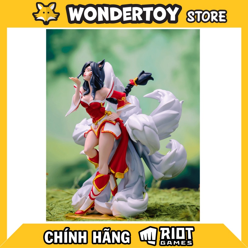 Mô hình Chính Hãng Riot Games Liên Minh Huyền Thoại Ahri Unlocked Statue Siêu mới