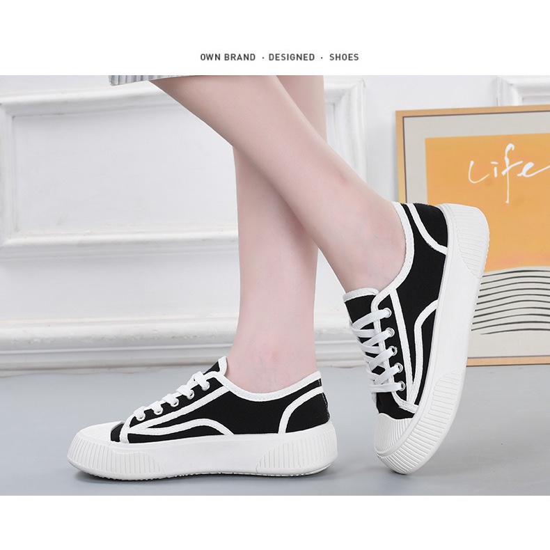 Giày Thể Thao Vải canvas Đế Dày Thoải Mái Thời Trang Xuân Thu 2023