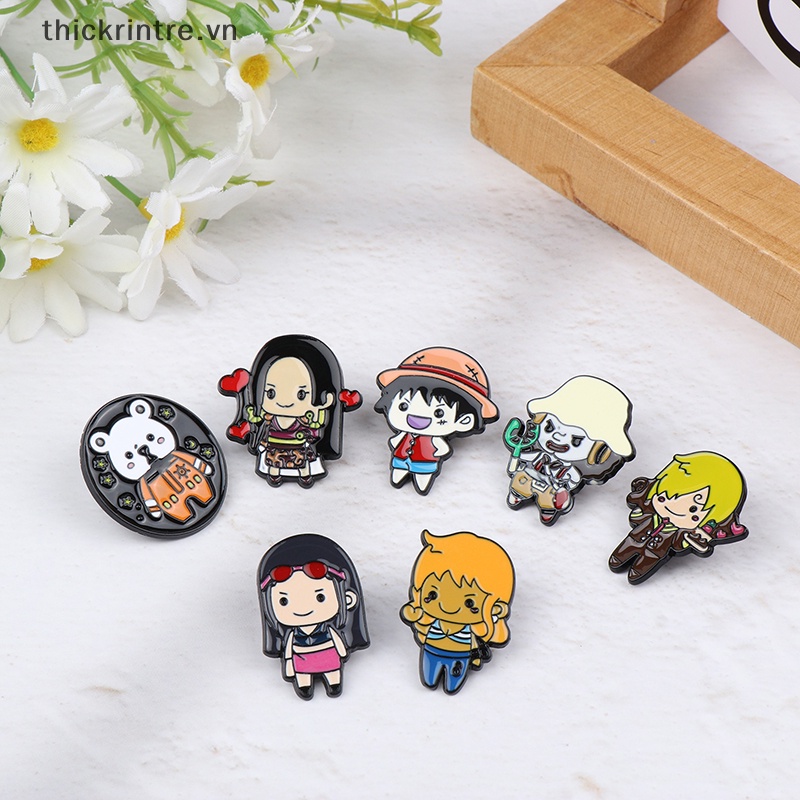 Huy Hiệu Cài Áo Hình anime one Piece vn