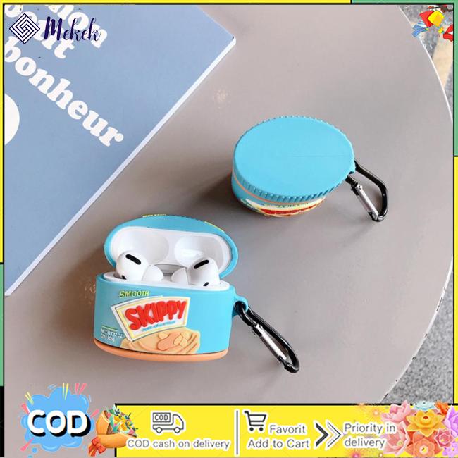 Vỏ Silicon Hình mekek 3d Bảo Vệ Hộp Tai Nghe Không Dây Kết Nối bluetooth apple airpods pro 3 airpods 1 2