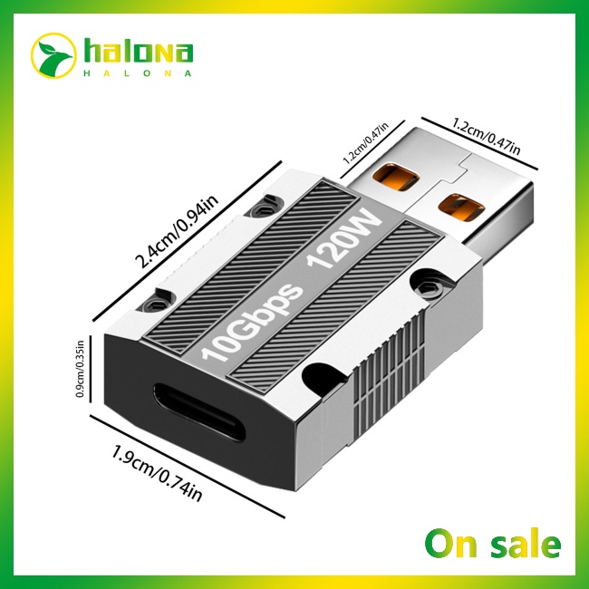 Halo Dây Cáp Sạc Nhanh 120w 10gbps Cho Điện Thoại / Máy Tính Bảng