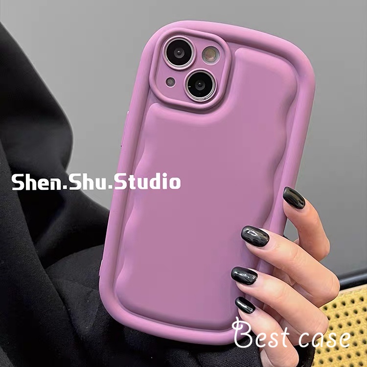 Ốp Điện Thoại Mềm Hình Elipse wave Cho iphone 15 14 13 12 11 pro max