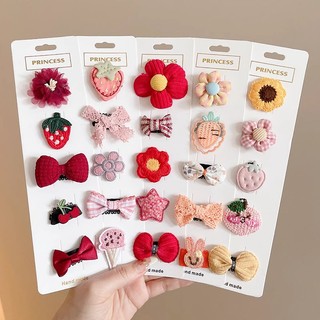 Set 5 Kẹp Tóc Dễ Thương Cho Bé Gái