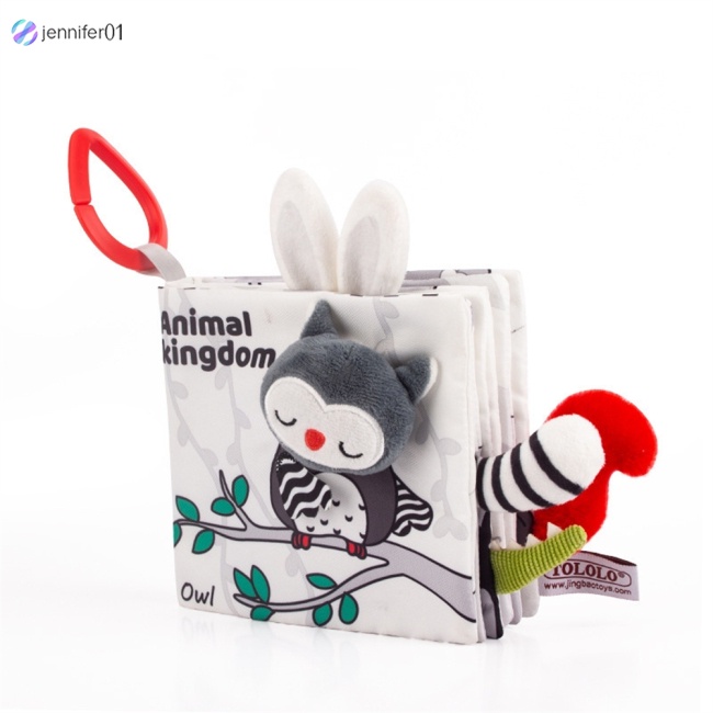 Sách Vải Hình Động Vật Biển Dễ Thương Cho Bé 0-1 Tuổi