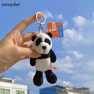 Móc chìa khóa bằng len lông cừu màu trắng / đen hình siêu nhân / cừu dễ thương