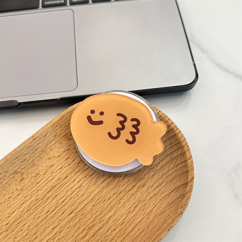 Ốp Điện Thoại Nam Châm Chống Rơi In Hình Cá / Gấu Hoạt Hình Có Giá Đỡ Cho iphone