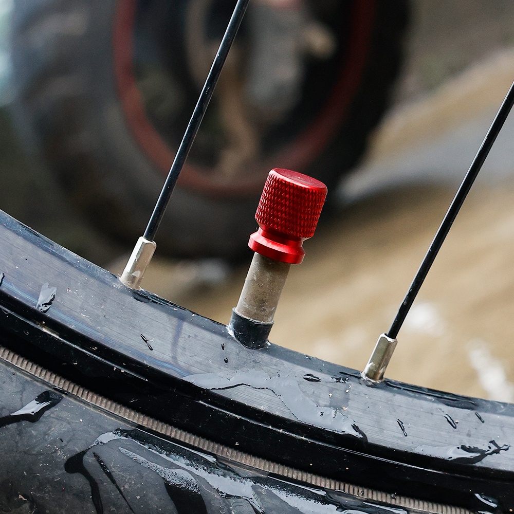 Nắp Van Bánh Xe Hơi / Xe Máy Dạng Lưới Tròn Bằng Hợp Kim Nhôm Thông Dụng