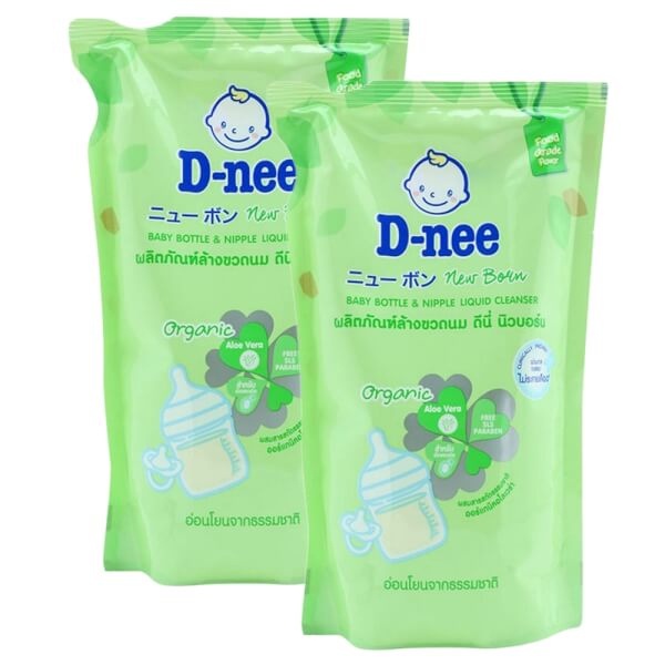 Nước xúc bình sữa Dnee, rửa bình sữa Dnee 600/550/500/400ML- Hàng thái . !