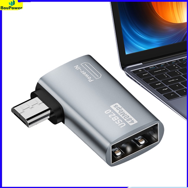Boupower Dây Cáp Chuyển Đổi micro usb Sang usb otg Cho tv tablet pc smartphone Với micro usb