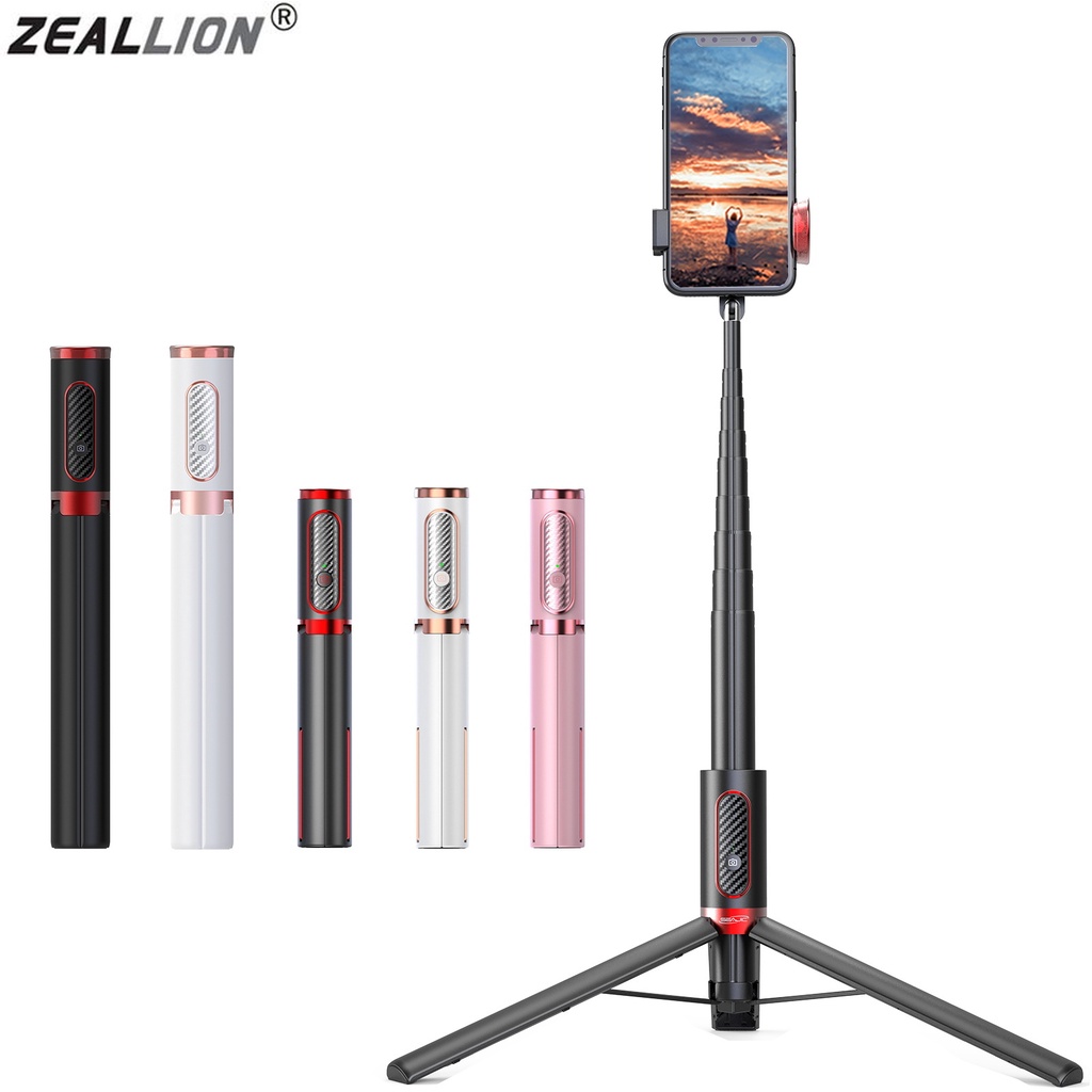 Zeallion Gậy Tự Sướng bluetooth Không Dây 150cm / 81cm Bằng Hợp Kim Nhôm Nhỏ Gọn Cho Điện Thoại Thông Minh