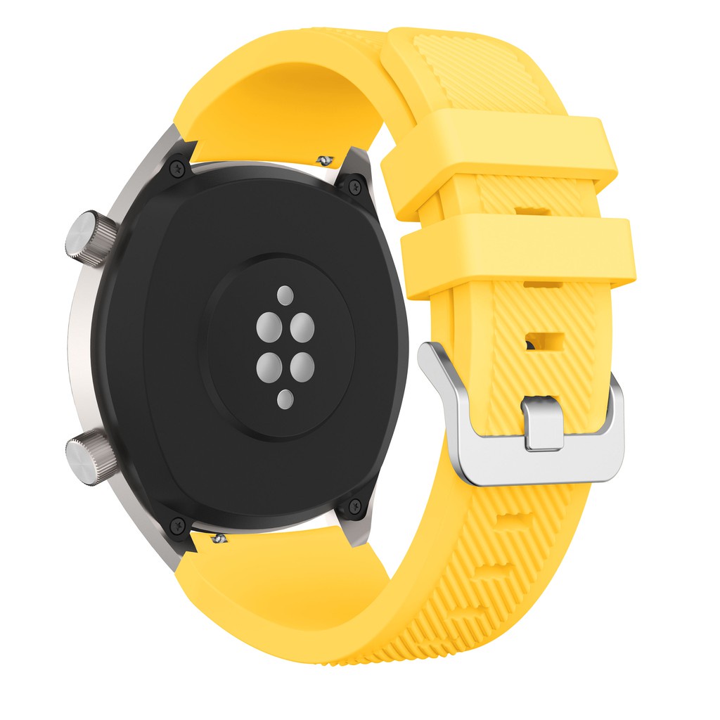 Dây Đeo Đồng Hồ Bằng Silicon 22mm Cho Samsung Galaxy Watch 3 45mm / Huawei Watch Gt 2