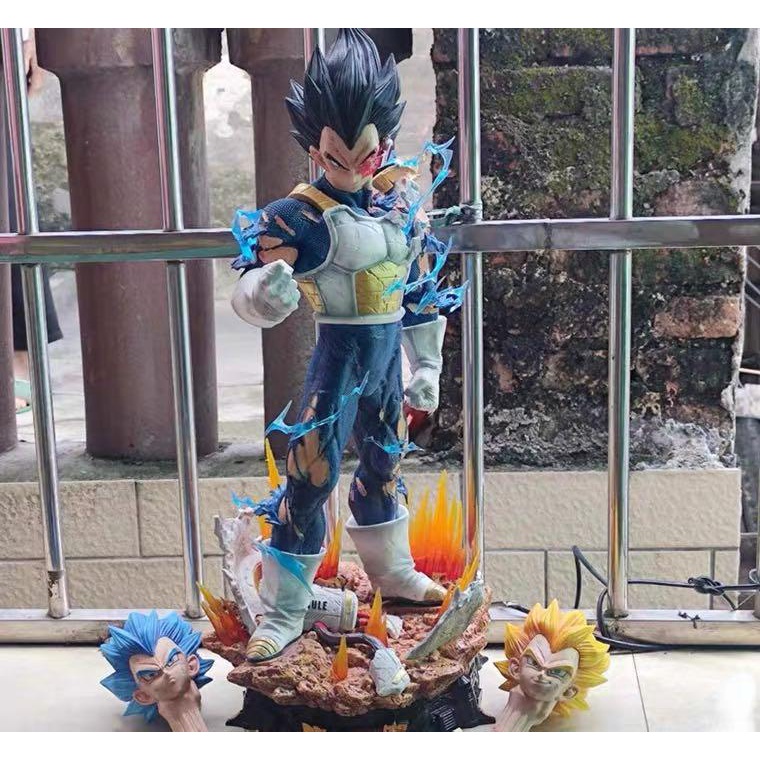 MH26 - Mô Hình Cao Cấp Vegeta Trong Dragon Ball Super Cao 55cm Có 3 Đầu Thay Thế - Mô Hình Figure Vegeta Đẹp Nhất
