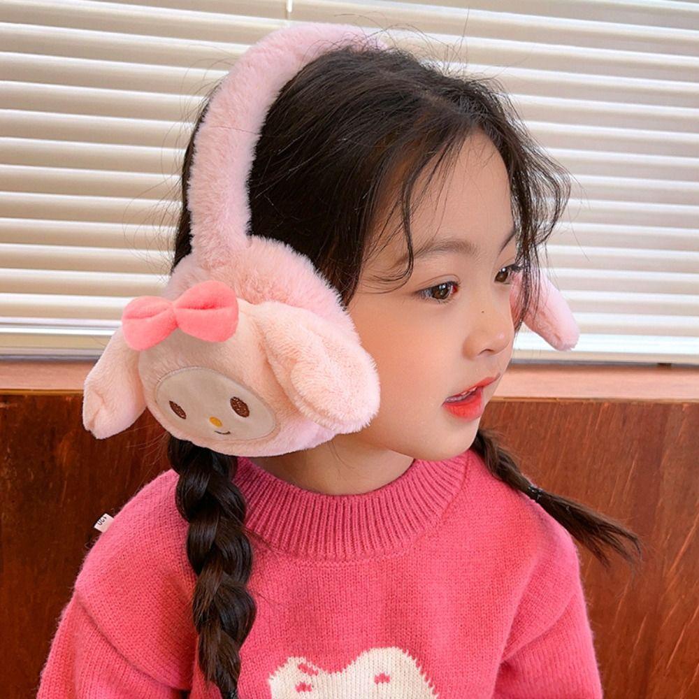 Vỏ Bọc Tai Nghe Bằng Vải Bông Mềm Mại Hình Mèo kitty Đáng Yêu Cho Bé