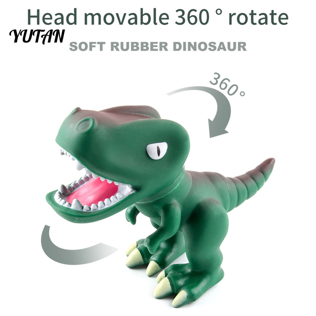 Yu-gi-osaur Đầu Khủng Long 360 Độ Trong Suốt Dễ Tháo Lắp