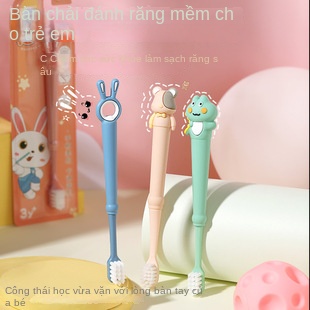 Bàn Chải Đánh Răng Lông Mềm Hình Chân Mèo Hoạt Hình Cho Bé 2-12 Tuổi x9mz