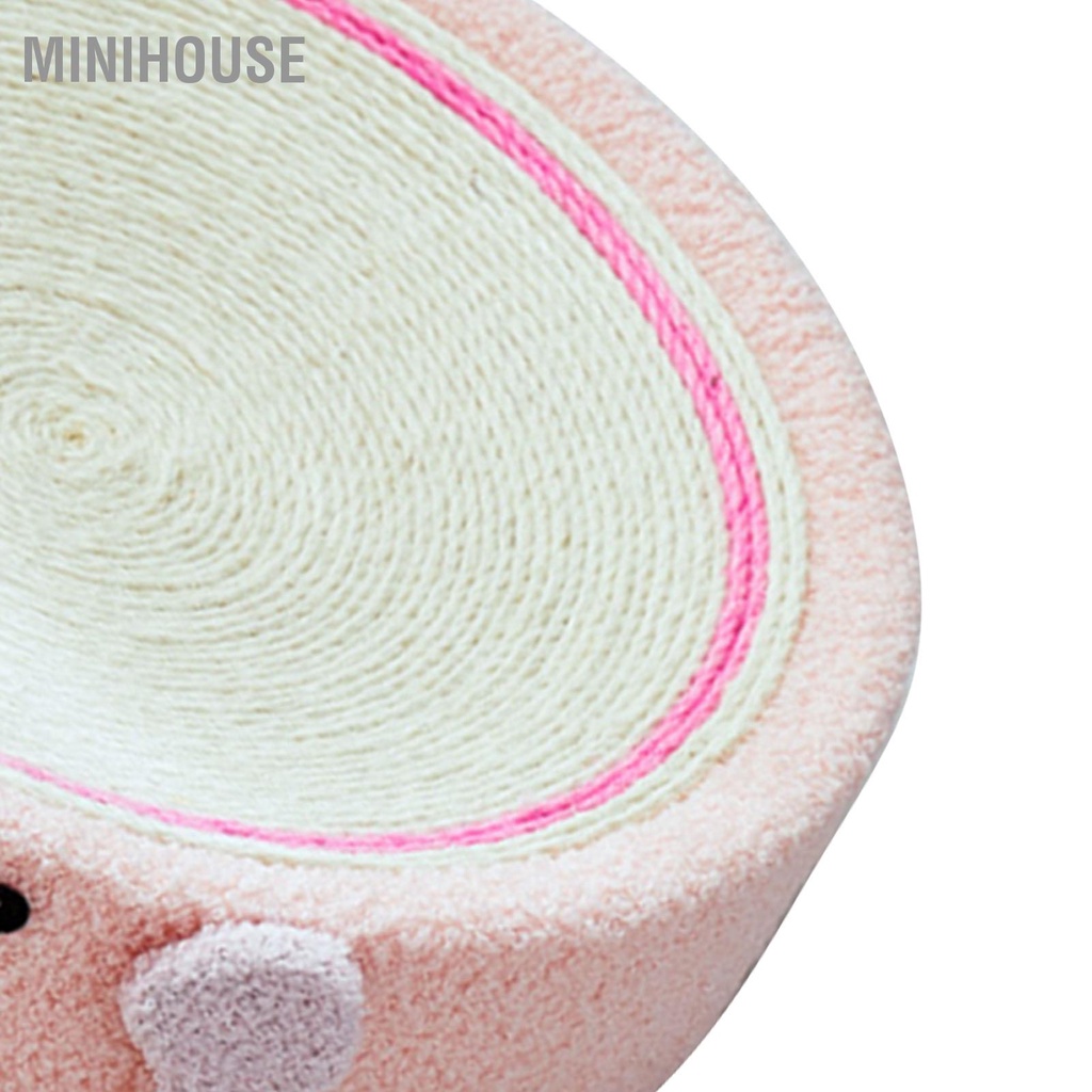 MiniHouse Cat Scratcher Bed Salu hình tròn Lounge để bảo vệ đồ nội thất bằng móng vuốt