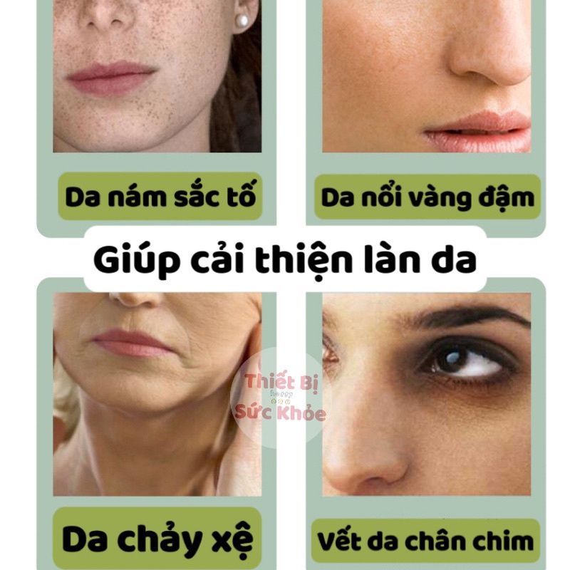 Máy Massage Mắt Chống Thâm Quầng, Bọng Mắt Cây Lăn Mặt Nâng Cơ Hiệu Quả Loại Xịn Giá Rẻ
